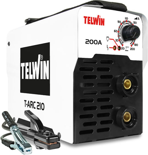 Telwin T-ARC 210 Welding Machine MMA with Maximum Welding Current 200A and Duty Cycle 20%