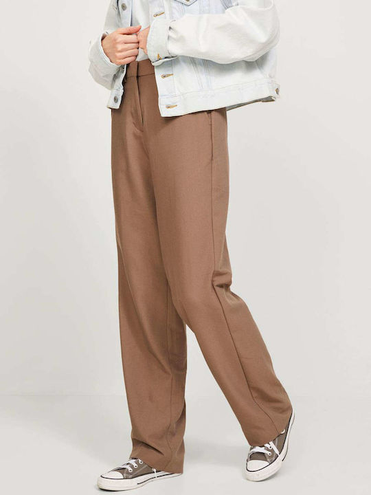 Jack & Jones Damen Hoch tailliert Stoff Hose Sc...