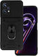 Bodycell Armor Slide Back Cover Πλαστικό Μαύρο (Realme 9 / 9 Pro+)
