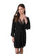 Vamp Winter Women's Robe Black