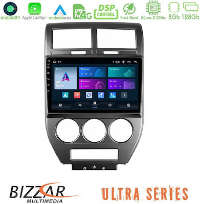 Bizzar Ultra Series Ηχοσύστημα Αυτοκινήτου για Jeep Compass / Patriot 2007-2008 (Bluetooth/USB/WiFi/GPS) με Οθόνη 8"