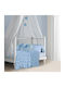 Das Home Decke Kinderbett Vlies Blau 110x150cm