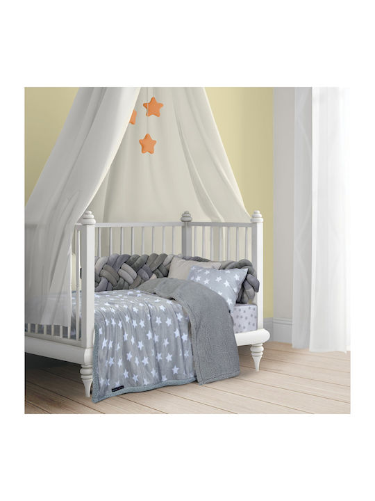 Das Home Decke Kinderbett 8825 Vlies Gray 110x1...