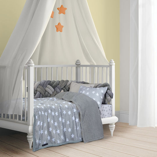 Das Home Decke Kinderbett 8825 Vlies Gray 110x150cm