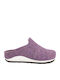 Anatomical Leather Women's Slippers Lilac