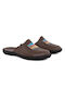 Castor Anatomic Men's Leather Slippers Brown