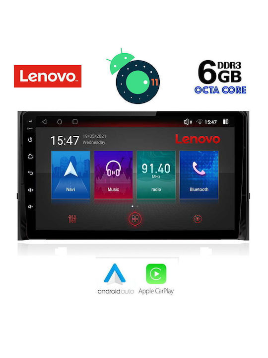 Lenovo Sistem Audio Auto pentru Skoda Karoq / Kodiaq 2016 cu Clima (Bluetooth/USB/AUX/WiFi/GPS/Partitură) cu Ecran Tactil 10"
