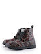 Kinderstiefel mit Schnürsenkeln Schwarz