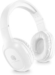 Cellular Line Music Sound Wireless/Wired Over Ear Headphones with 8hours hours of operation Whita