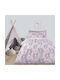 Das Home Seturi de cearșafuri Single din Bumbac & Poliester 4830 Roz 170x240cm 3buc