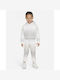 Nike Kinder Sweatpants Set - Jogginganzug Weiß 2Stück Printed Club