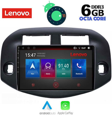 Lenovo Car-Audiosystem für Toyota RAV 4 2006-2012 (Bluetooth/USB/AUX/WiFi/GPS) mit Touchscreen 10"