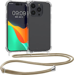 KWmobile Back Cover Σιλικόνης με Λουράκι Διάφαν...