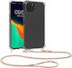 KWmobile Metal Necklace Back Cover Silicon cu C...