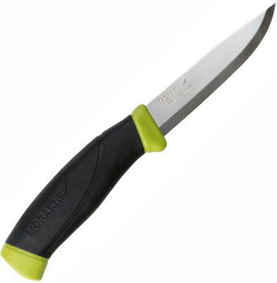 Morakniv Companion Knife Olive Green with Blade made of Stainless Steel in Sheath