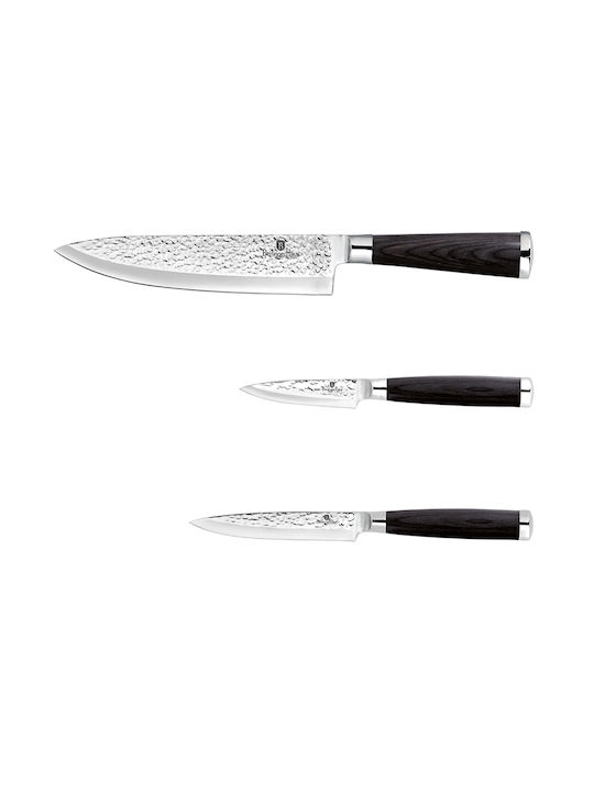 Berlinger Haus Primal Gloss Collection Knife Set of Stainless Steel BH-2487 3pcs