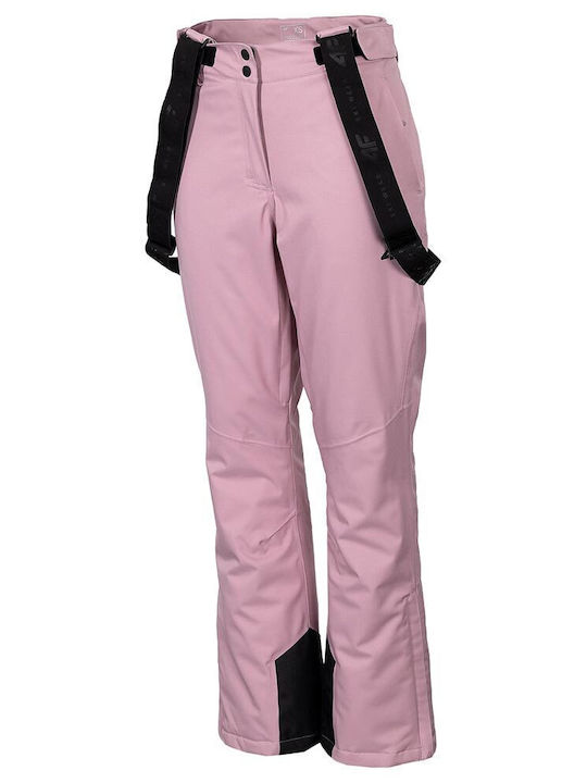 4F H4Z22-SPDN002-53S Γυναικείο Παντελόνι Σκι & Snowboard Ροζ