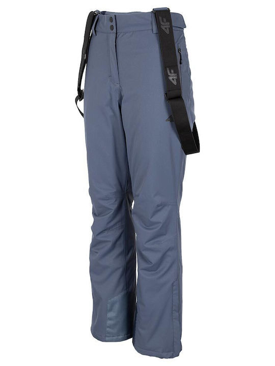 4F H4Z22-SPDN001-32S Γυναικείο Παντελόνι Σκι & Snowboard Μπλε