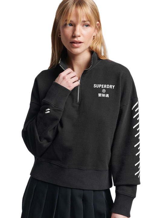 Superdry Женска суичър Черно