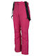 4F H4Z22-SPDN001-55S Γυναικείο Παντελόνι Σκι & Snowboard Ροζ
