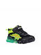 Bull Boys Kids Sneakers High with Lights Black