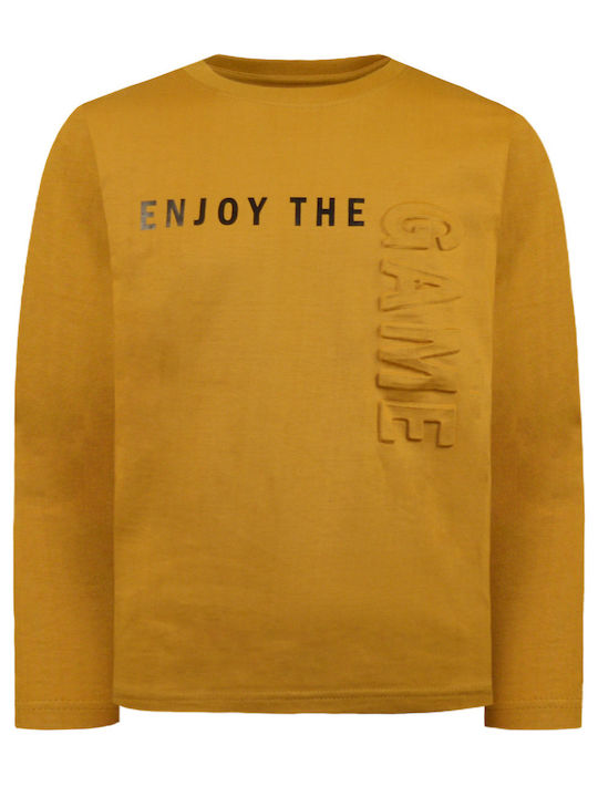 Energiers Kids Long-sleeved Winter Top Yellow