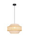 Viokef Erica Pendant Light Suspension for Socket E27 Beige