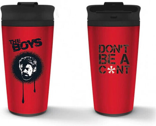 Pyramid International The Boys Ποτήρι Θερμός 450ml Κόκκινο