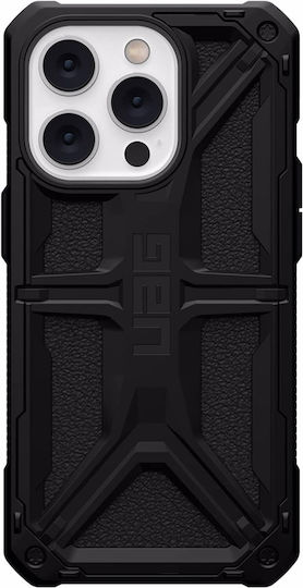 UAG Monarch Back Cover Πλαστικό 2mm με Λουράκι Μαύρο (iPhone 14 Pro)