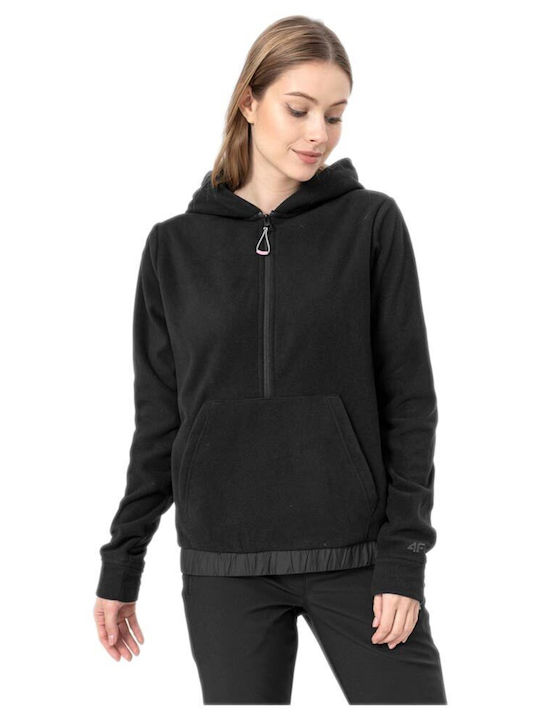 4F Women's Fleece Sweatshirt Black