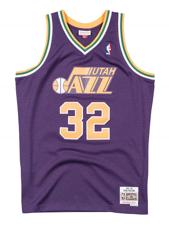 Herren Basketball Trikot Utah Jazz Karl Malone