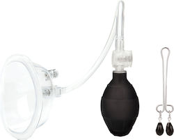 Lux Fetish Deluxe Pussy Pump Vagina and Clitoral Suction Device Black