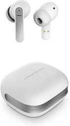 Energy Sistem Travel 6 In-ear Bluetooth Handsfree Ακουστικά με Θήκη Φόρτισης Λευκά