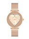 Juicy Couture Women's Watch with Pink Gold Metal Bracelet