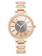 Juicy Couture Women's Watch with Pink Gold Metal Bracelet