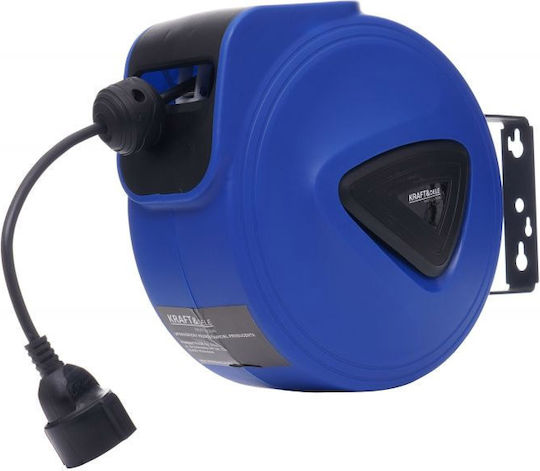 Kraft & Dele Tip închis 1 loc cu cablu de 20m Diametru 3 x 1.5mm² Albastru