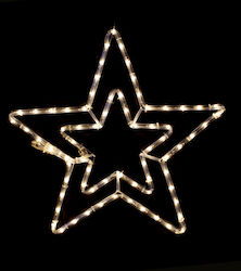 Aca Stea Suspendată Cu Lumină LED Alb Cald 46 cm