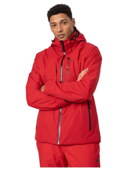 4F Men's Ski & Snowboard Jacket Red H4Z22-KUMN0...