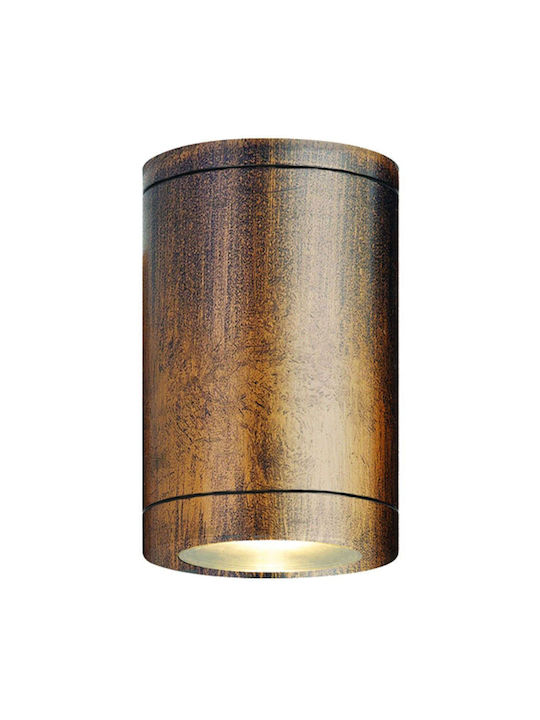 Aca Sully Outdoor Ceiling Flush Mount GU10 in B...
