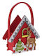 Iliadis Weihnachtliche Figur Korb Rot 14x14x6.5cm