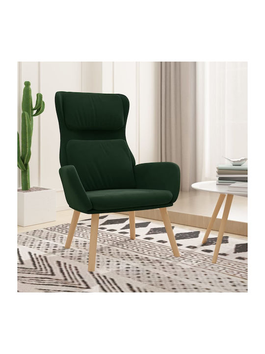 Кадифен Dark Green 70x77x98см