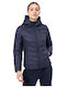 4F Women's Short Puffer Jacket for Winter Blue