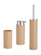Berilo S3609781 Badezimmer-Accessoire-Set Kunststoff Braun 3Stück