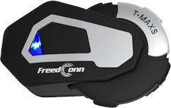 FreedConn T-MAX-S Single Intercom for Riding Helmet with Bluetooth