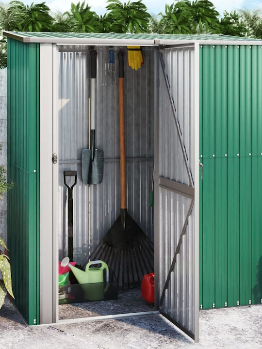 Metallisches Gartenhaus Grün M1.805xB0.97xH2.095m