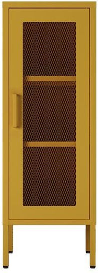 Подов Витрина за хол от Метал със Стъкло Yellow 40x40x102см