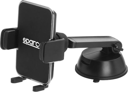 Sparco Βάση Κινητού Αυτοκινήτου με Ρυθμιζόμενα Άγκιστρα Μαύρη
