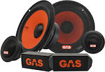 Gas Audio Power Car Speaker Set Mad K1-64 Separate with 80W RMS (Midrange)