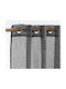 Nef-Nef Homeware Vorhang mit Grommet Monique Schwarze 140x265cm