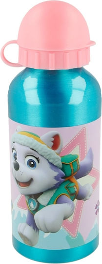 Stor Paw Patrol Kinderflasche Pfoten-Patrouille Aluminium mit Strohhalm Auslaufsicher Blau 400ml